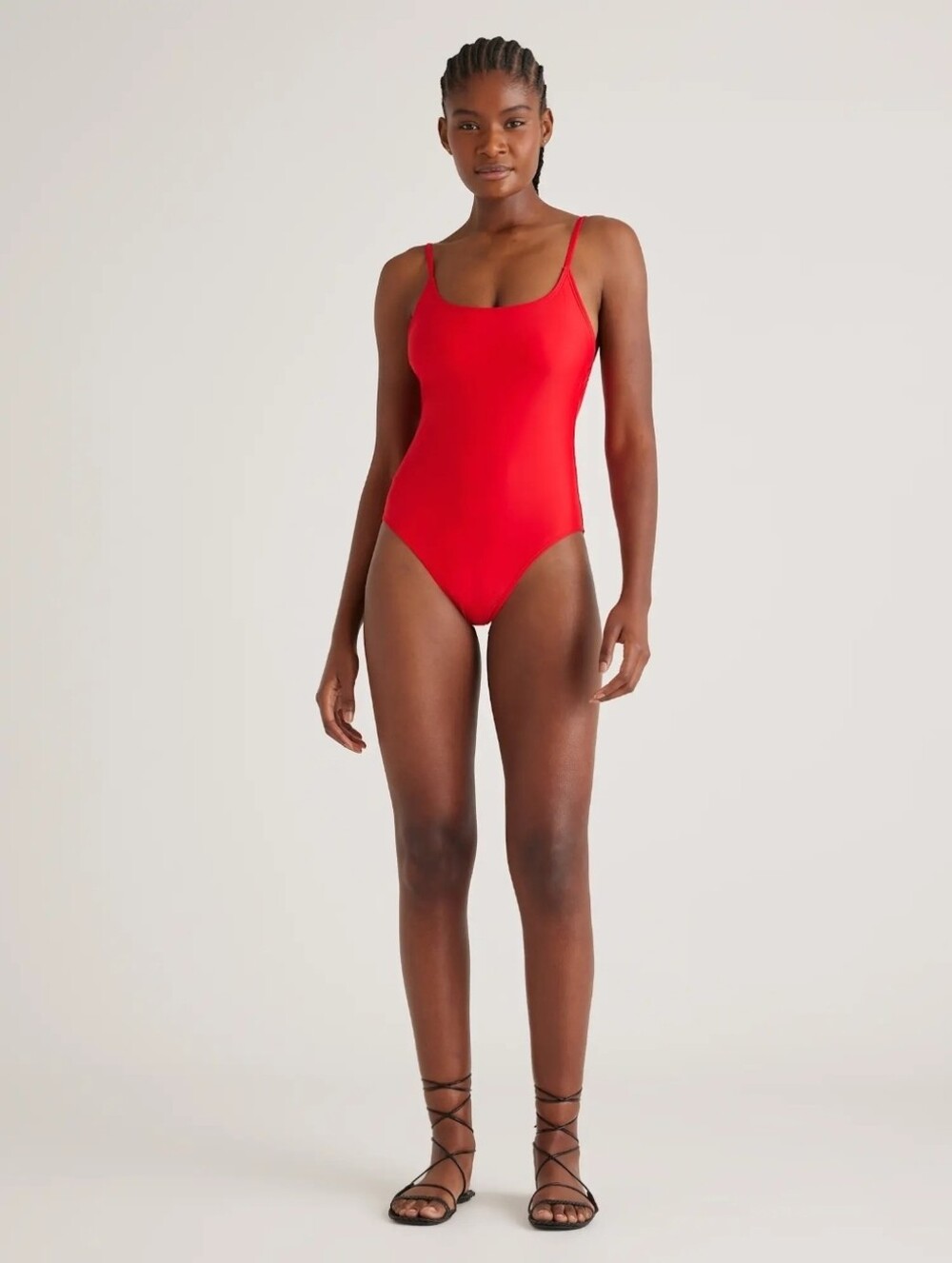 Italian Cami One-Piece Swimsuit Medium NWT